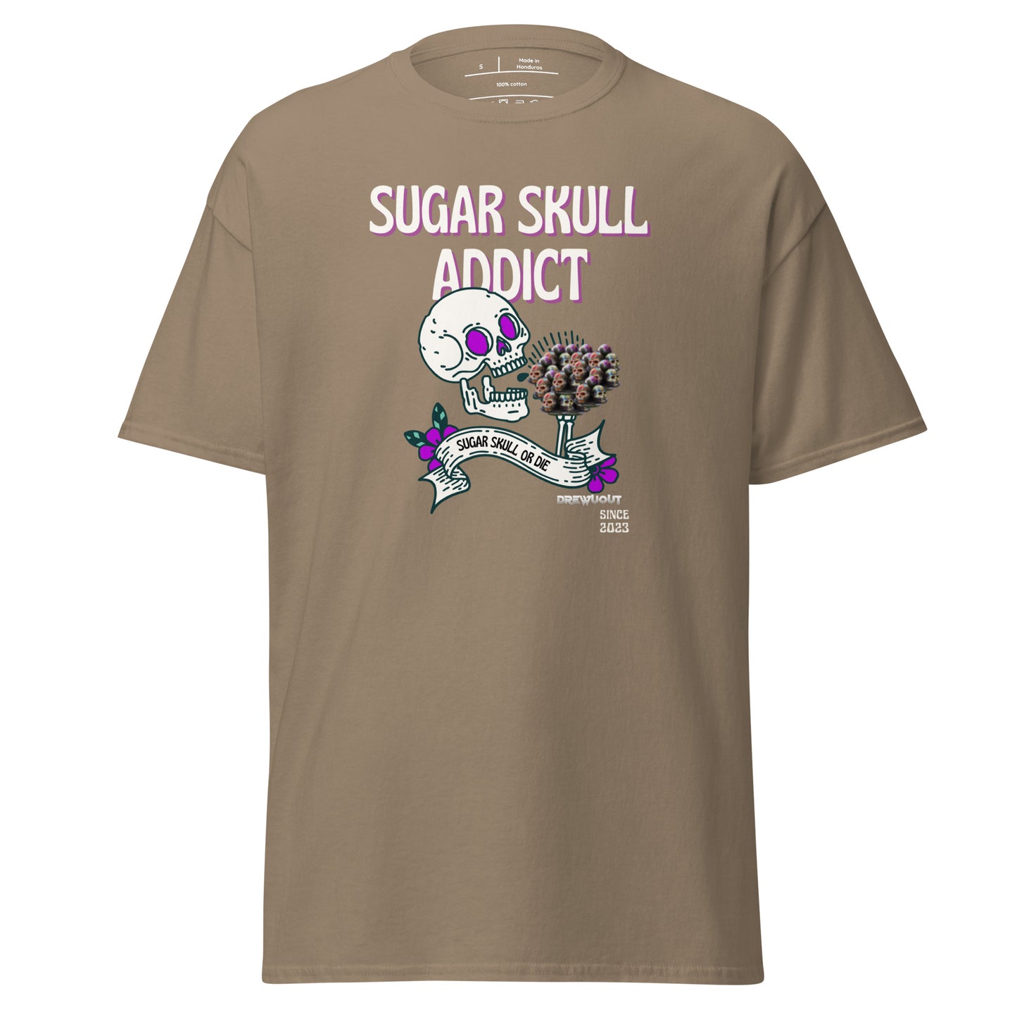 Sugar Skull Addict Unisex T-shirt