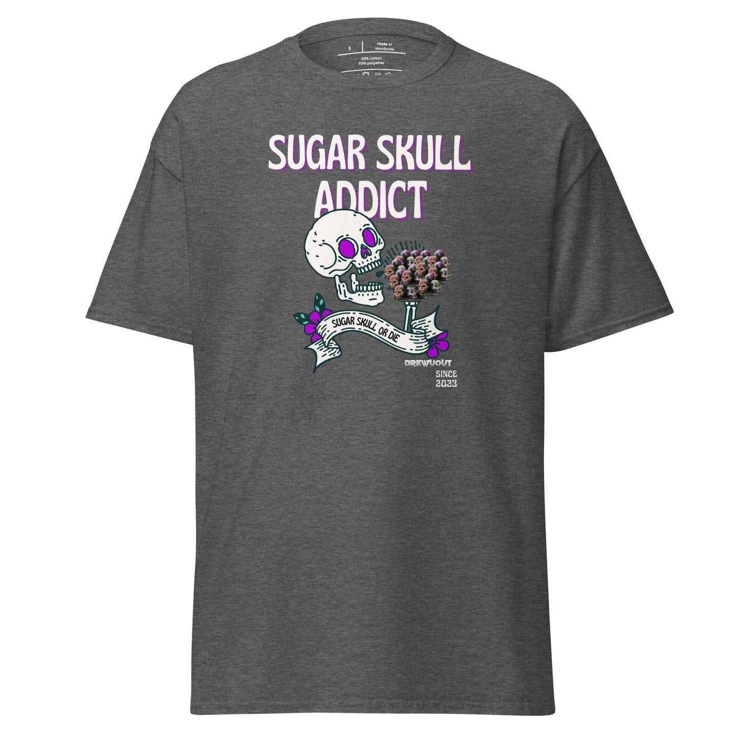 Sugar Skull Addict Unisex T-shirt