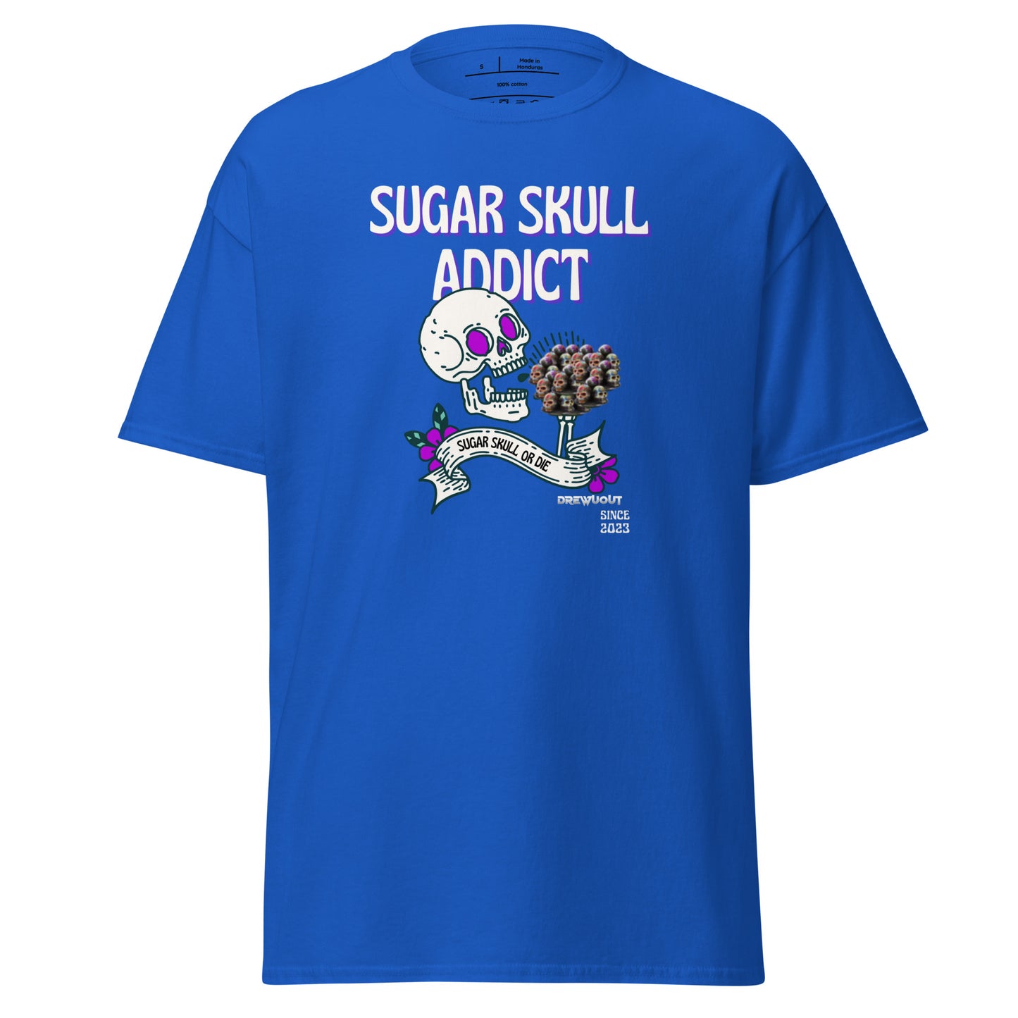 Sugar Skull Addict Unisex T-shirt